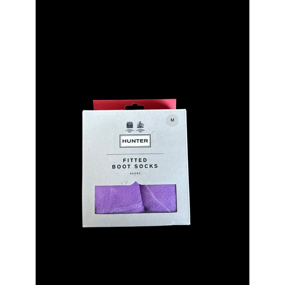 Hunter Original Fitted Boot Socks Short Thistle Purple Size Medium New In Box